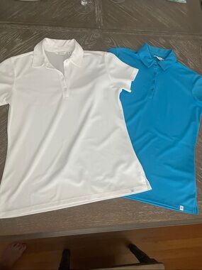 Lady Hagen Golf Polo Tops - Pair
